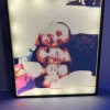 lampa-foto-personalizata-portret-familie Lampă foto personalizată cu portret de familie, tablou luminos 3D
